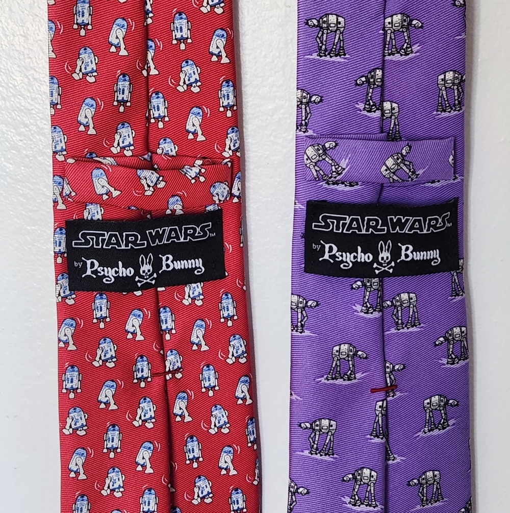 Star Wars Red and Purple Ties by Psycho Bunny
